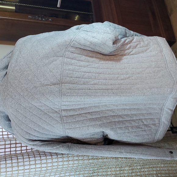 Blank NYC NWT gray oversided puffy moto jacket M - Picture 7 of 14